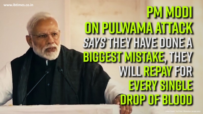 PM Modi on Pulwama attack Says they have done the biggest mistake, they will repay for every single drop of blood