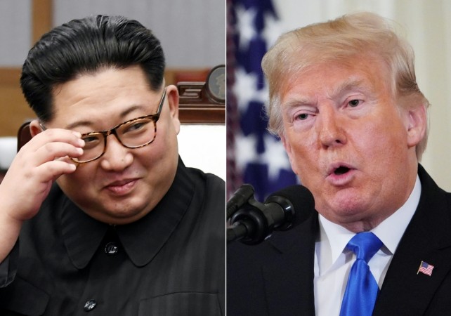 North korea's Supreme leader Kim Jong Un and US President Donald Trump. Kim Jong Un donald Trump