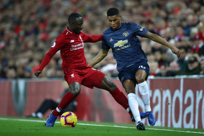 Rashford has been in top form of late. Manchester United Liverpool Marcus Rashford Naby Keita