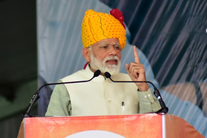 Tonk: Prime Minister Narendra Modi addresses at a public meeting in Rajasthan's Tonk district on Feb 23, 2019 Prime Minister Narendra Modi