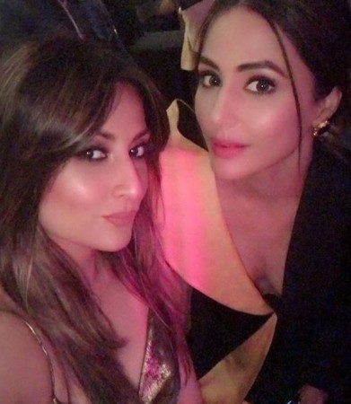 Urvashi Dholakia and Hina Khan Urvashi Dholakia and Hina Khan