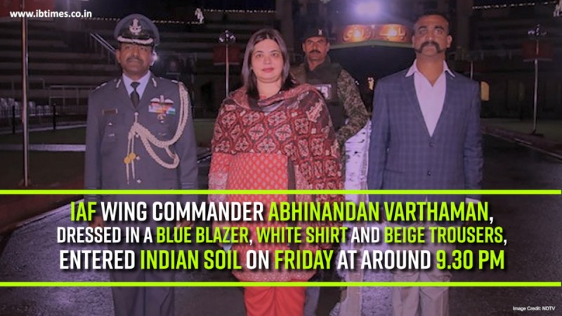 Indian Air Force pilot Abhinandan Varthaman held his head high and crossed over to the Indian side