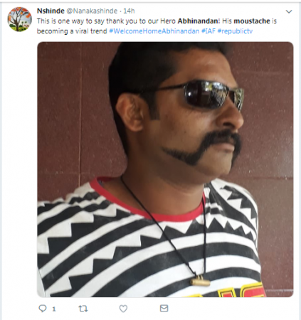 abhinandan varthman moustache 1
