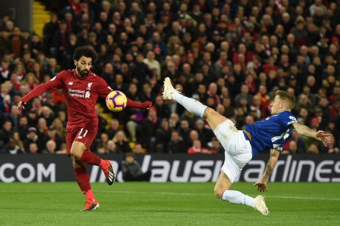 Can Lucas Digne keep Mo Salah quiet on Sunday? Mo Salah Lucas Digne Liverpool Everton