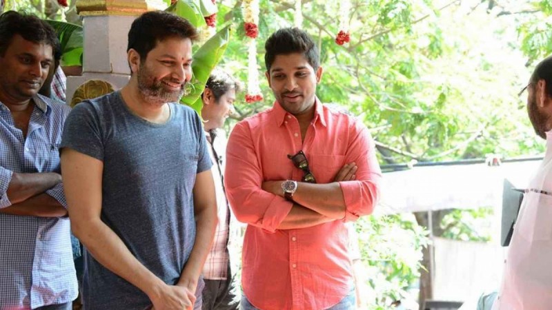 Allu Arjun with Trivikram Srinivas Allu Arjun with Trivikram Srinivas