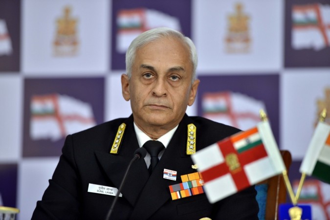 Navy chief Admiral Sunil Lanba Navy chief Admiral Sunil Lanba
