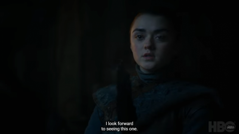   Arya Stark "title =" Arya Stark in the official trailer "width =" 660 "height =" auto "tw =" 1200 "e =" 675 "/> 

<figcaption clbad=