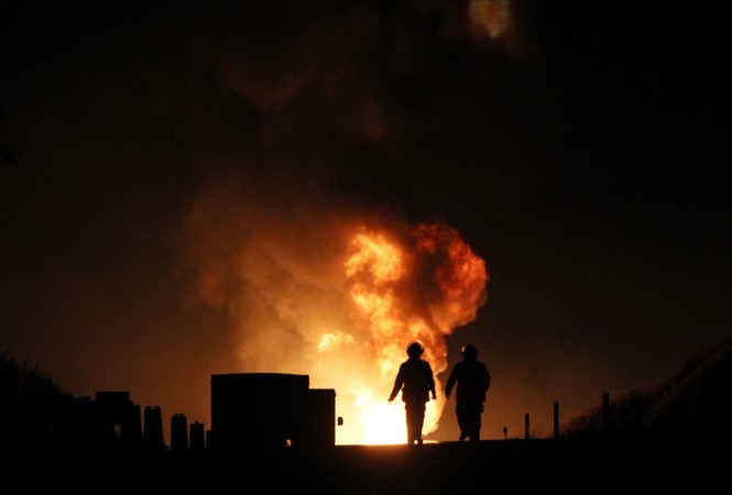 Representational Image Gas pipeline bombing