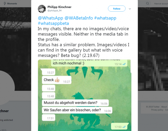 WhatsApp beta testers listen up! WhatsApp beta testers listen up!