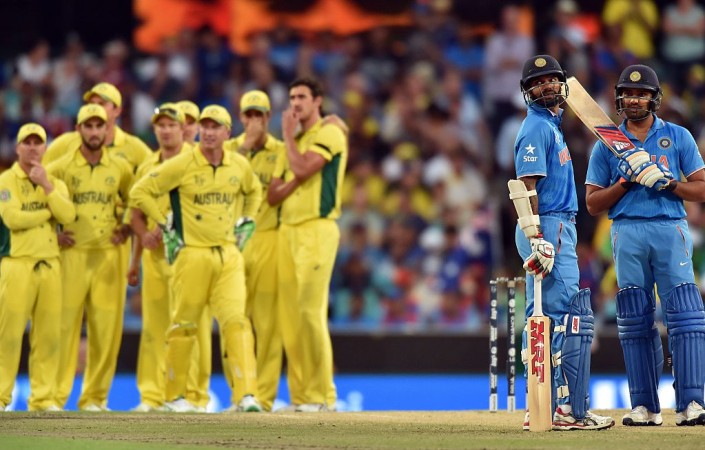 Shikhar Dhawan and Rohit Sharma against Australia. Shikhar Dhawan Rohit Sharma