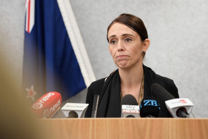 New Zealand Prime Minister Jacinda Ardern speaks to the media on March 16, 2019 in Christchurch, New Zealand Jacinda Ardern