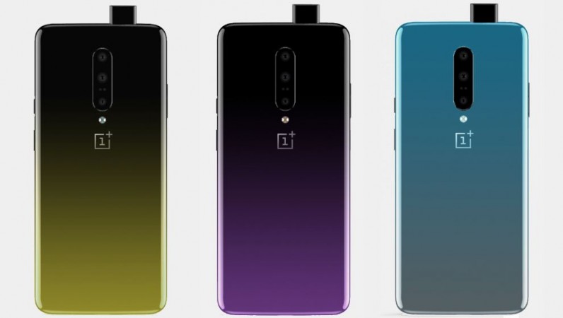 OnePlus is expected to launch three dual-tone OnePlus 7 models with gradient finish OnePlus 7, colours, leak