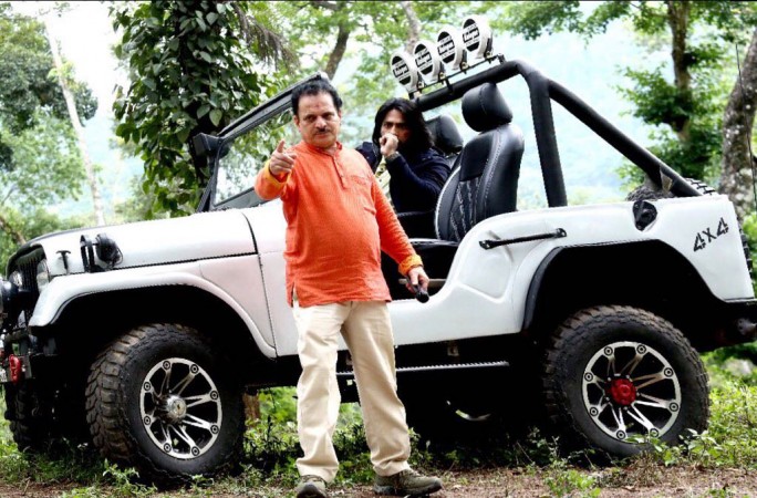 Sunil Kumar Desai, on the sets of Udgharsha. Sunil Kumar Desai