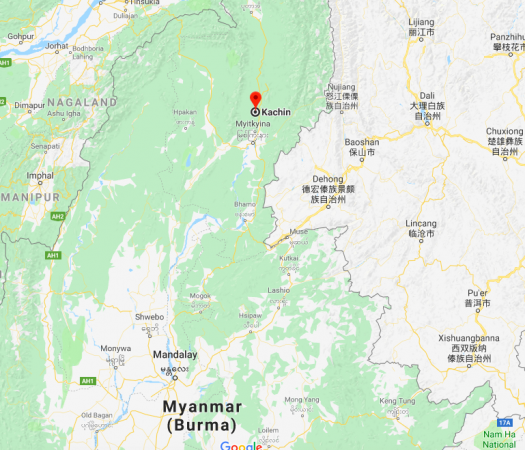 Kachin state in Myanmar Kachin state in Myanmar