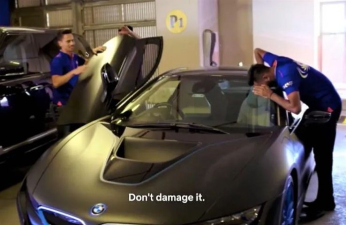 BMW i8 Ambani car garage BMW i8