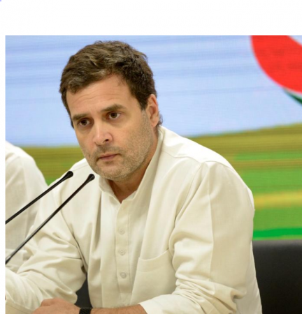 Congress President Rahul Gandhi was addressing a press conference in Delhi. Rahul Gandhi