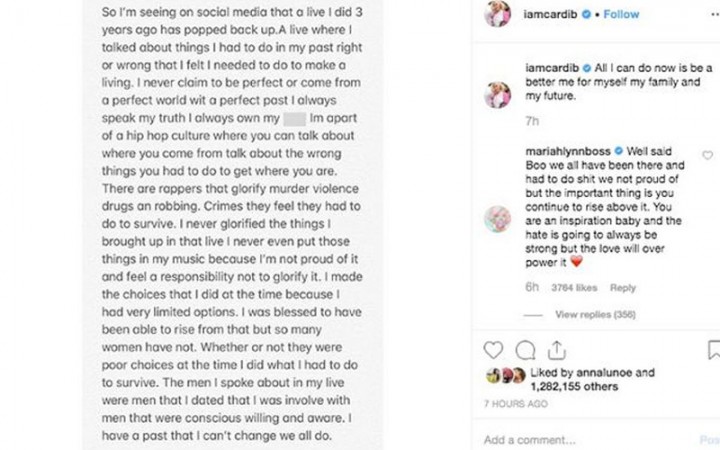 Cardi B confesses to have committed adultery, shocking crimes in past ...