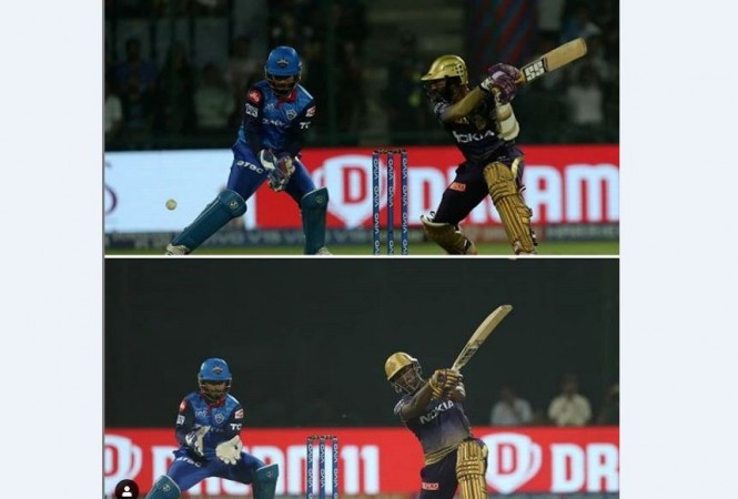 Pant made a strange prediction which turned out to be true. Rishabh Pant Dinesh Karthik Andre Russell