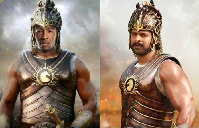   Andre Russell and Prabhas 