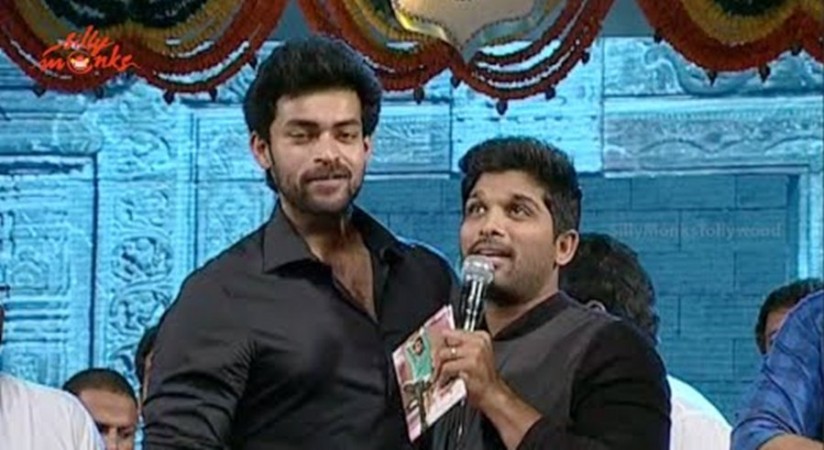 Varun Tej with Allu Arjun Varun Tej with Allu Arjun