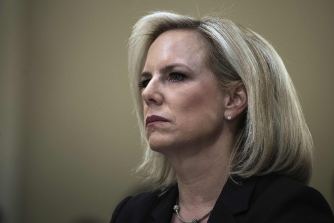 Homeland Security Secretary Kirstjen Nielsen testifies before the House Homeland Security Committee on border security on Capitol Hill in Washington, DC, March 6, 2019. Homeland Security Secretary Kirstjen Nielsen