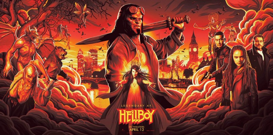 David Harbour as Hellboy David Harbour
