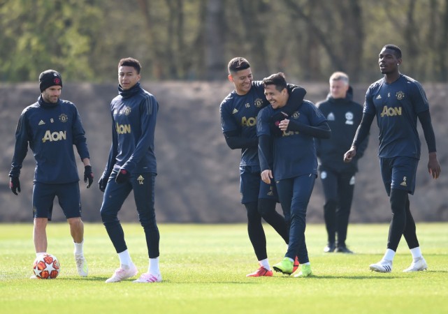 Manchester United players class= Manchester United Paul Pogba Jesse Lingard Alexis Sanchez Juan Mata
