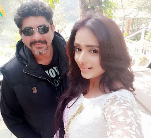 Parul Chauhan and producer Rajan Shahi Parul Chauhan and producer Rajan Shahi