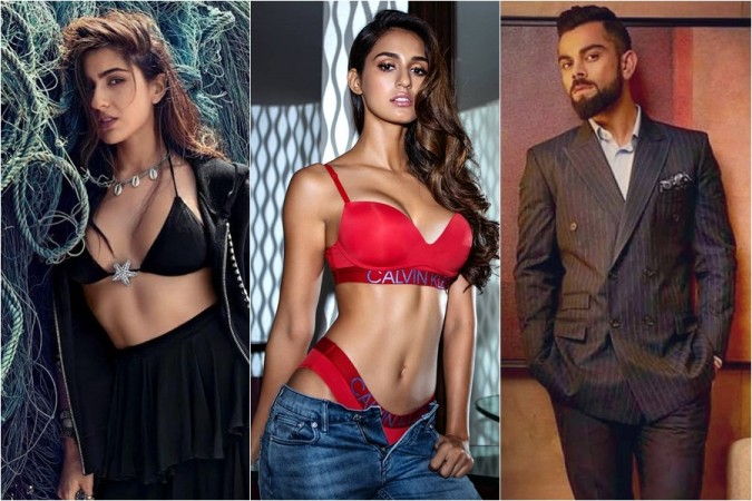 Sara Ali Khan, Disha Patani, Virat Kohli Sara Ali Khan, Disha Patani, Virat Kohli