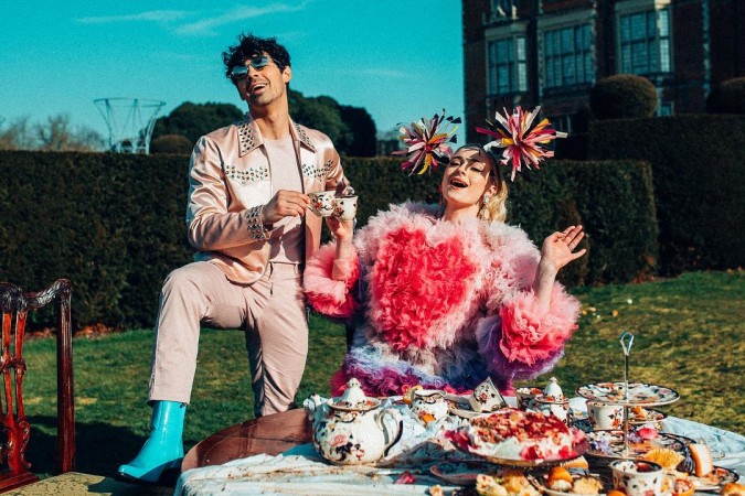 Sophie Turner and Joe Jonas in a still from Sucker Sophie Turner and Joe Jonas