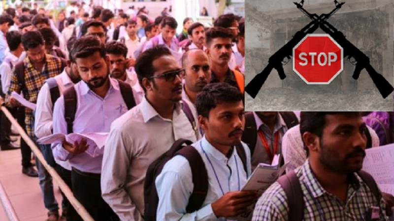 As terror has taken centre stage in the aftermath of the Pulwama attack in Kashmir, around 45% of the respondents said they were most afraid of terrorism in the country. terrorism jobs