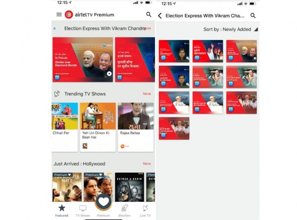 Election 2019 section on Airtel TV will be offered in multi-lingual options. Airtel, Election 2019, Lok Sabha, Airtel TV