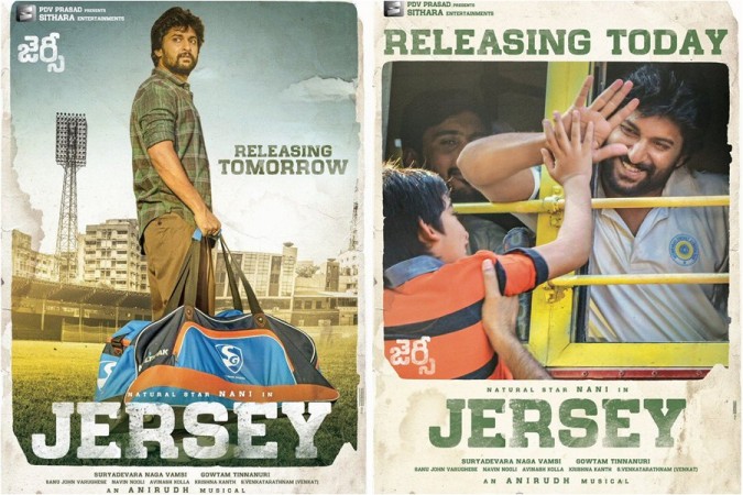 Actor Nani in Jersey Actor Nani in Jersey