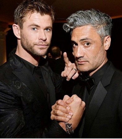 Chris Hemsworth and Taika Waititi Chris Hemsworth