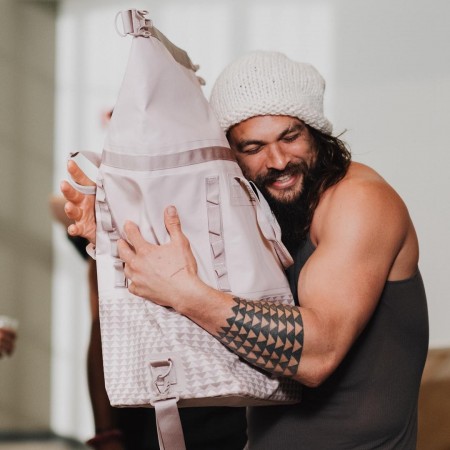 Jason Momoa with his facial hair Jason Momoa
