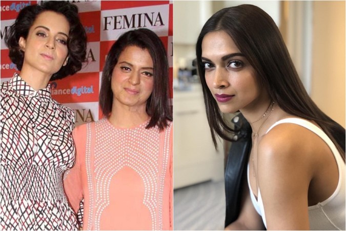 Kangana Ranaut, sister Rangoli Chandel, Deepika Padukone Kangana Ranaut, sister Rangoli Chandel, Deepika Padukone