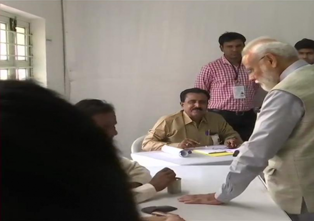 modi voted
