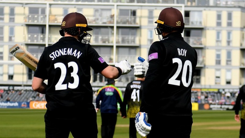 Jason Roy is the opener for Surrey along with Mark Stoneman Jason Roy Surrey