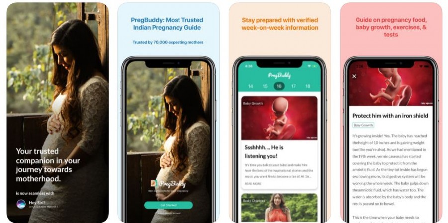 PregBuddy app for Apple iPhone PregBuddy, Apple, iOS apps,WWDC 2019
