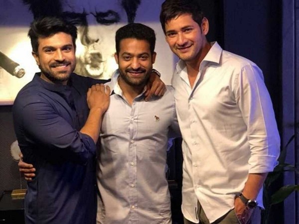 Mahesh Babu with Jr NTR and Ram Charan Mahesh Babu with Jr NTR and Ram Charan
