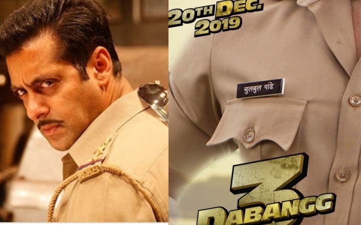 Dabangg 3: Fan frenzy as Salman Khan releases poster saying 'Chulbul is back'. Dabangg 3: Fan frenzy as Salman Khan releases poster saying 'Chulbul is back'