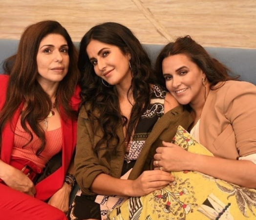 Katrina Kaif with Anaita Shroff Adajania and Neha Dhupia on BFFs with Vogue 3. Katrina Kaif with Anaita Shroff Adajania and Neha Dhupia on BFFs with Vogue