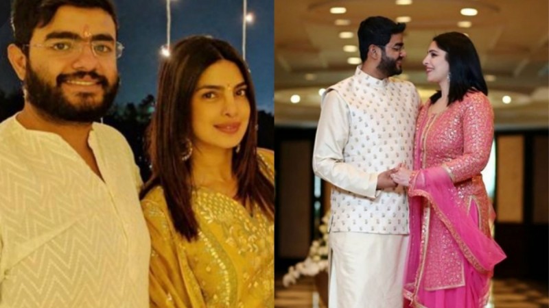 Priyanka Chopra, Siddharth Chopra and Ishita Kumar. Priyanka Chopra, Siddharth Chopra and Ishita Kumar