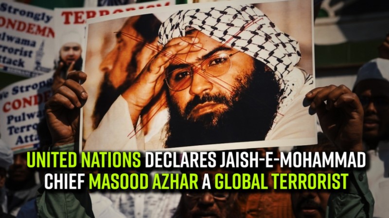 Masood Azhar has been banned from selling or purchasing arms and ammunition. United Nations declares Jaish-e-Mohammad chief Masood Azhar as a global terrorist