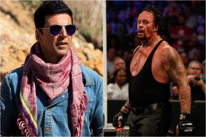 Khiladiyon ka Khiladi featured fights scenes involving Akshay Kumar and 'Undertaker' Akshay Kumar The Undertaker
