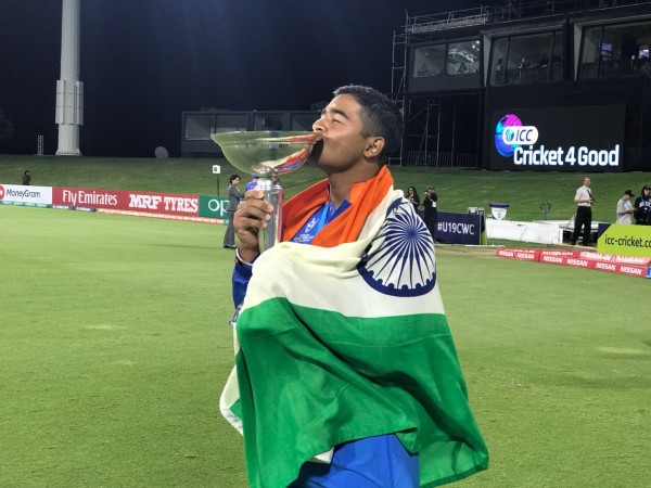 Riyan Parag was part of the Under-19 World Cup winning Indian team Riyan Parag