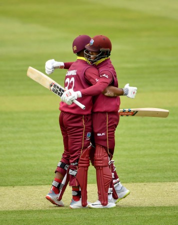 The two men created a new world record Shai Hope and John Campbell