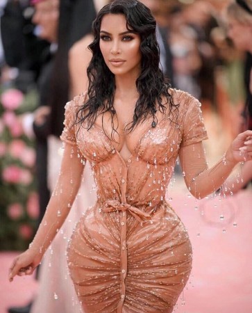 Kim Kardashian West at the Met Gala 2019 red carpet Kim Kardashian West