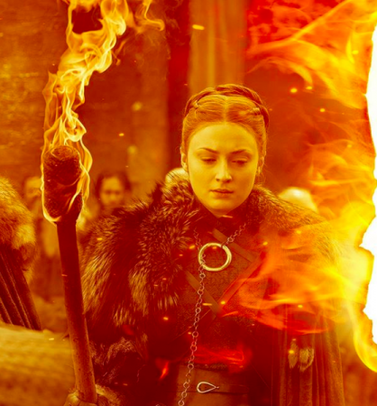 Sansa Stark in Game of Thrones season 8 Sansa Stark in Game of Thrones season 8