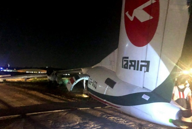 Biman Bangladesh plane skids off runway Biman Bangladesh